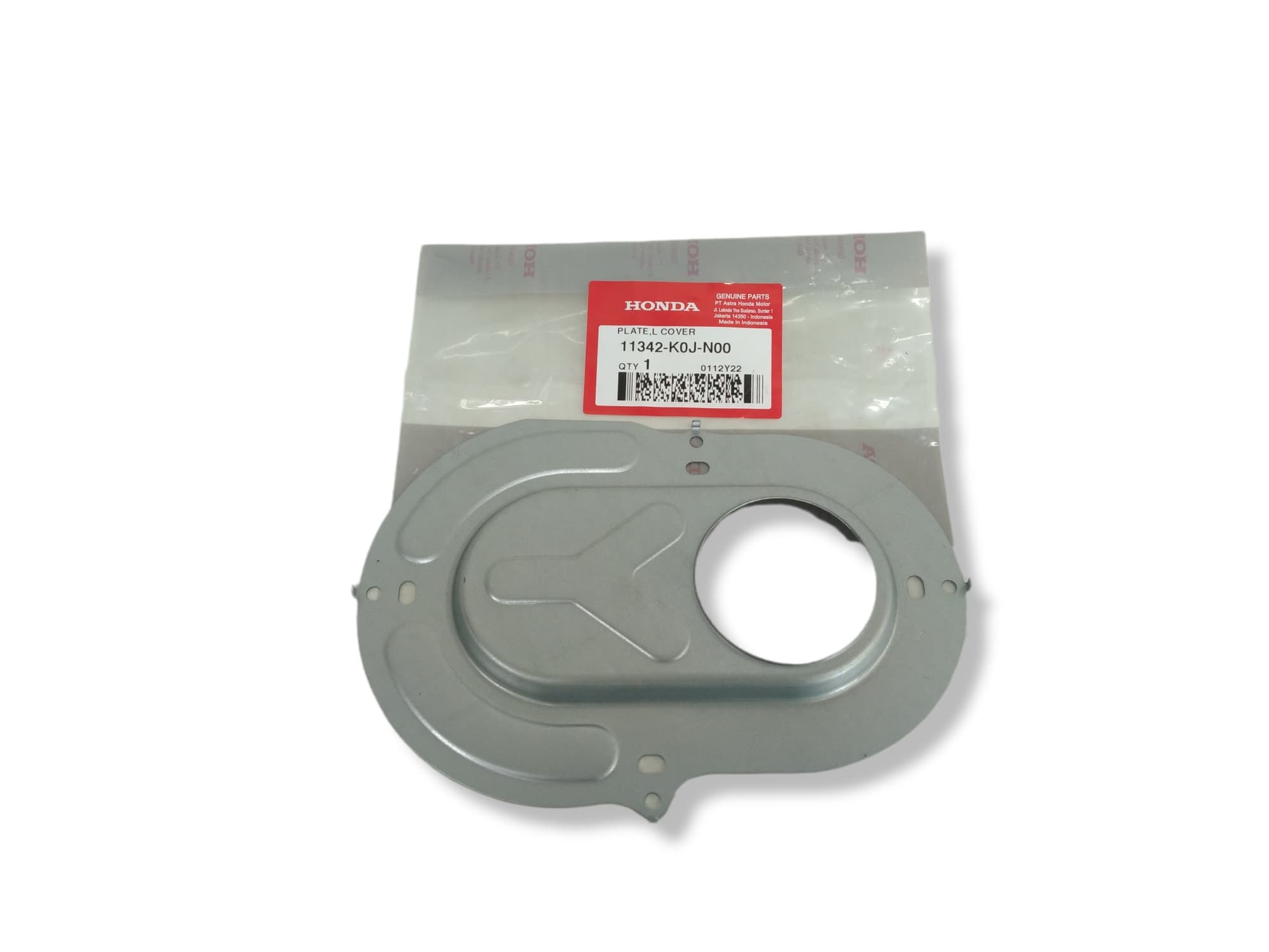 11342K0JN00 - PLATE,L COVER | Spare part Honda original | Suma Parts Shop
