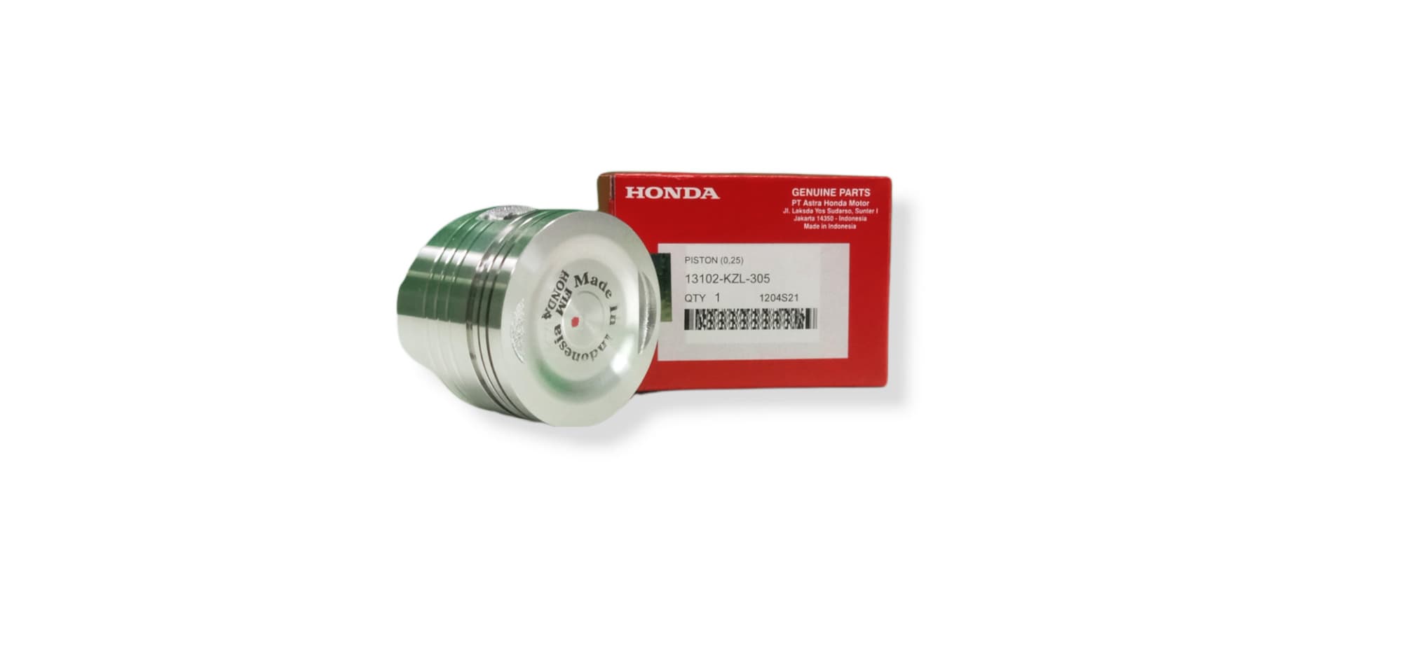 13102KZL305 - PISTON (0,25) | Spare part Honda original | Suma Parts Shop