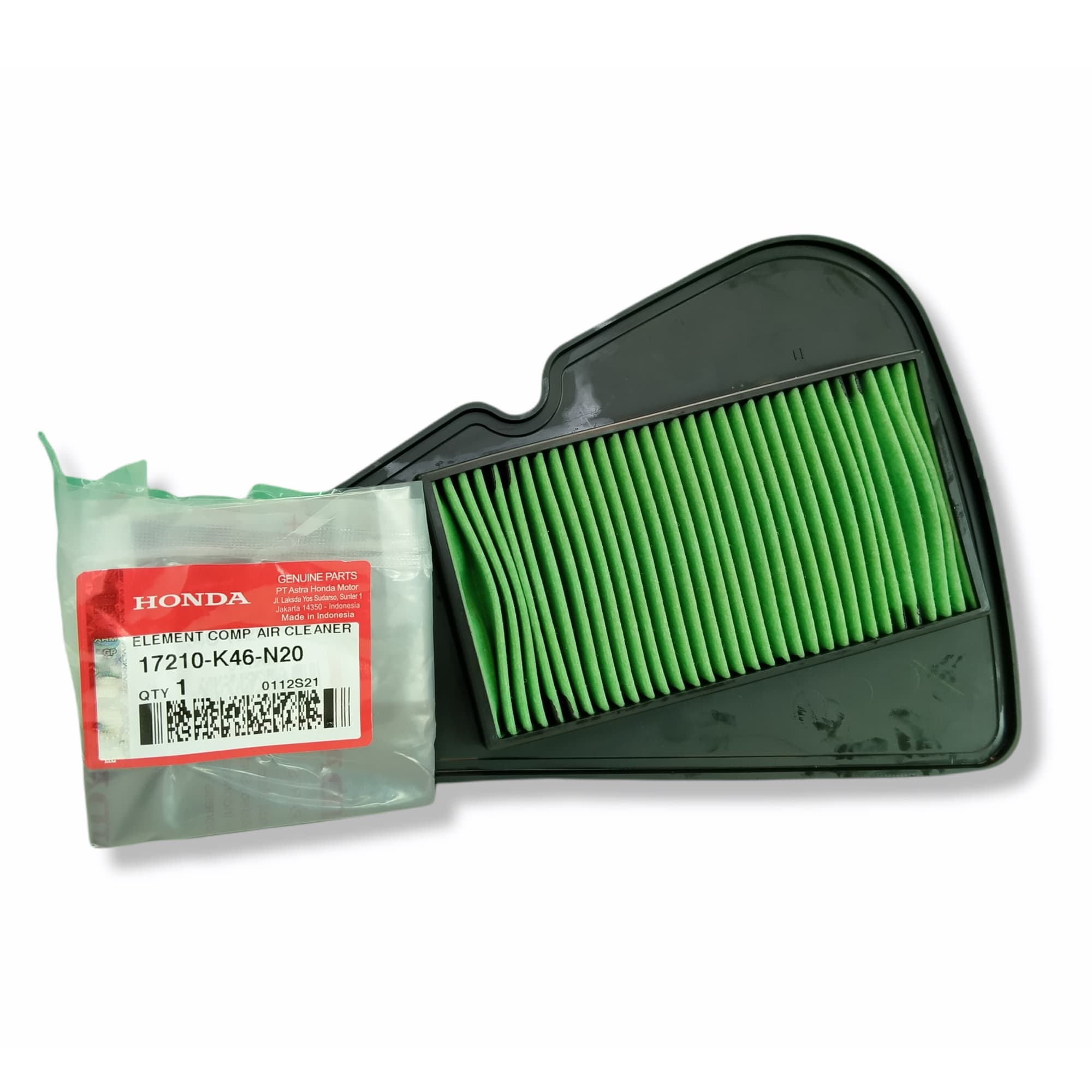 17210K46N20 - ELEMENT COMP AIR CLEANER | Spare part Honda original | Suma Parts Shop