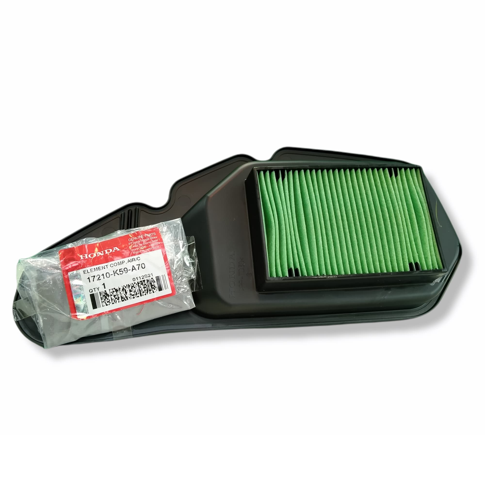 17210K59A70 - ELEMENT COMP,AIR/C | Spare part Honda original | Suma Parts Shop