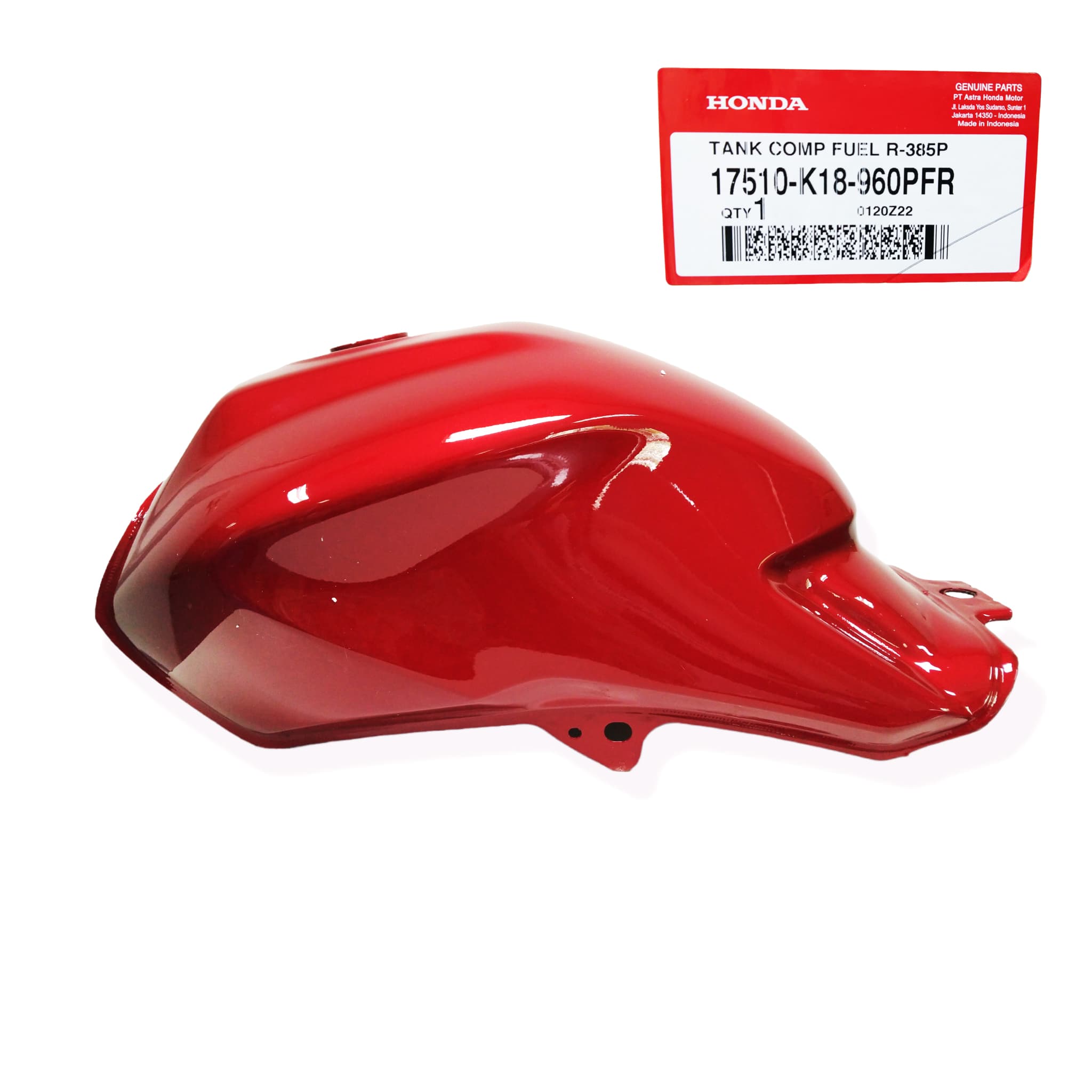 17510K18960PFR - TANK COMP FUEL R-385P | Spare part Honda original | Suma Parts Shop