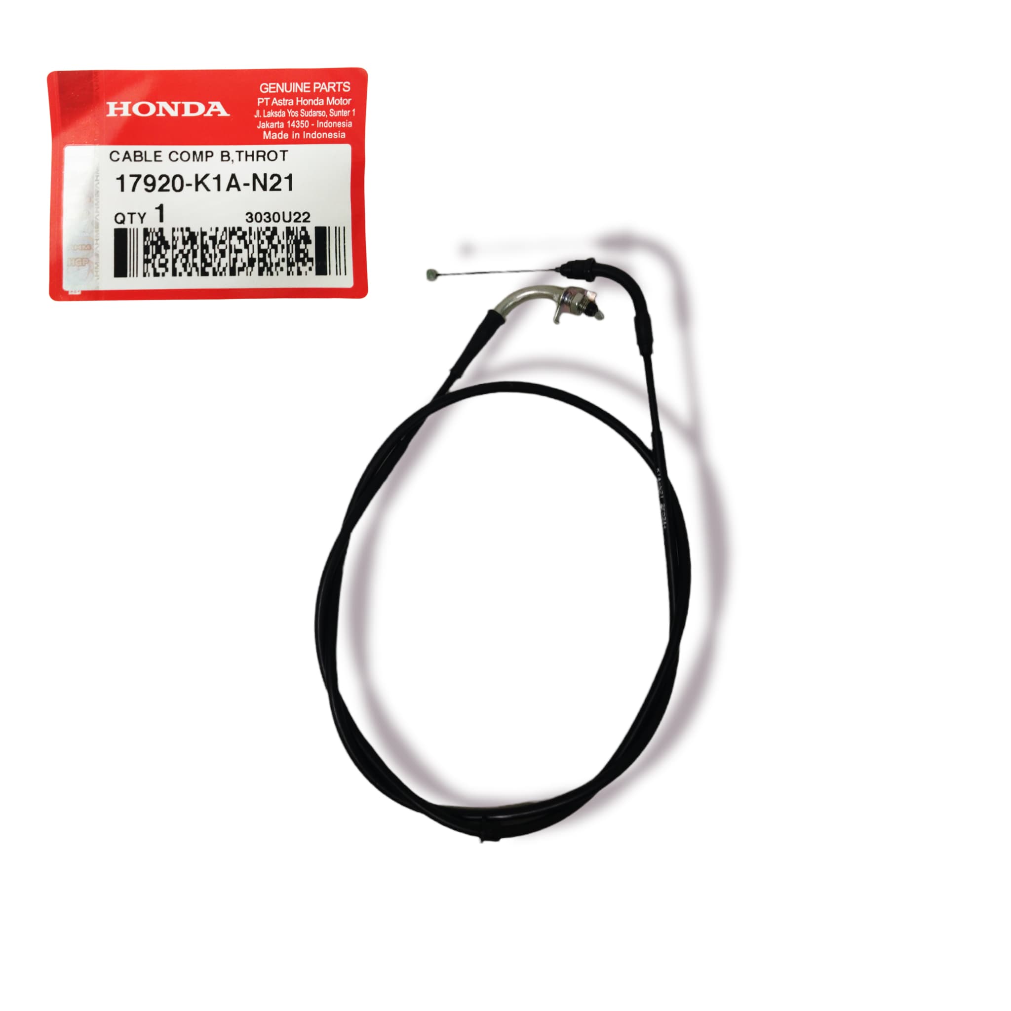 17920K1AN21 - CABLE COMP B,THROT | Spare part Honda original | Suma Parts Shop