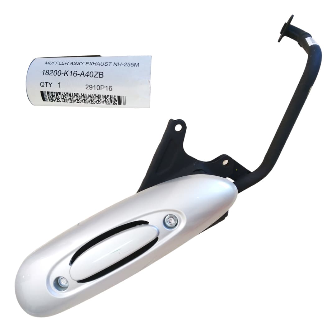 18200K16A40ZB - MUFFLER ASSY EXHAUST NH-255M (SLV) 18200K16A40ZB - MUFFLER ASSY EXHAUST NH-255M (SLV) | Spare part Honda original | Suma Parts Shop