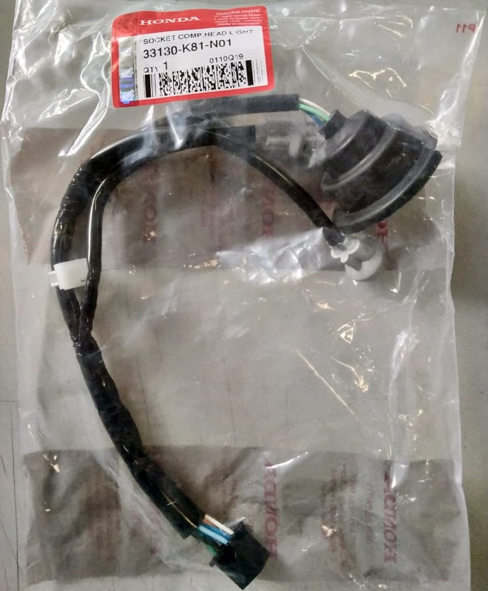 33130K81N01 - SOCKET COMP,HEAD LIGHT 33130K81N01 - SOCKET COMP,HEAD LIGHT | Spare part Honda original | Suma Parts Shop