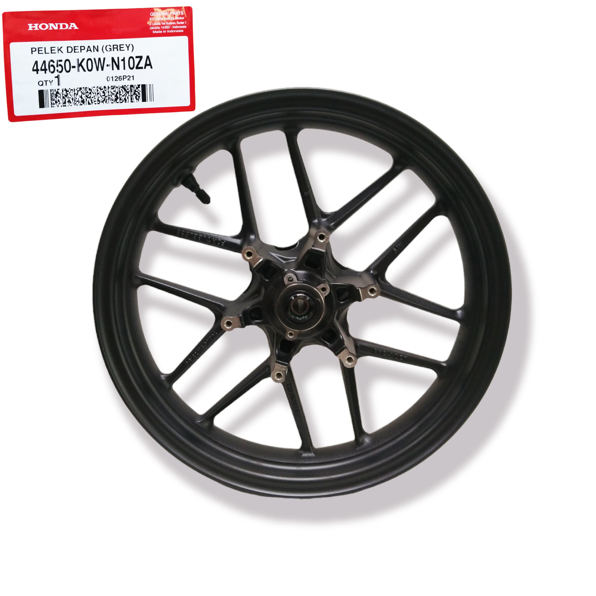 44650K0WN10ZA - WHEEL SUB ASSY,FRNT(GREY) | Spare part Honda original | Suma Parts Shop