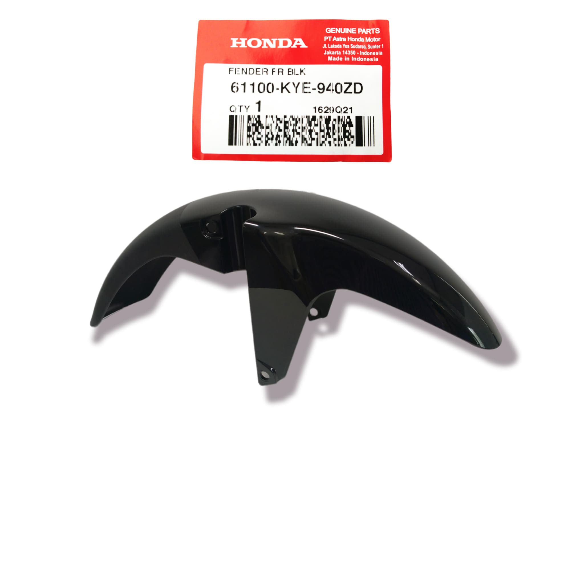 61100KYE940ZD - FENDER FR(BLK) 61100KYE940ZD - FENDER FR(BLK) | Spare part Honda original | Suma Parts Shop