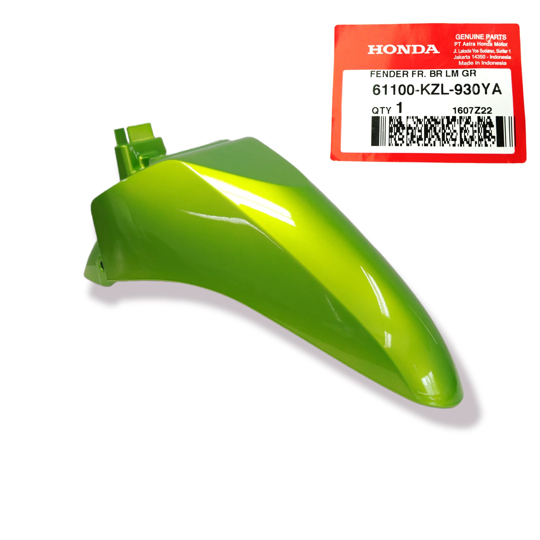 61100KZL930YA - FENDER FR.(BR LM GR) 61100KZL930YA - FENDER FR.(BR LM GR) | Spare part Honda original | Suma Parts Shop