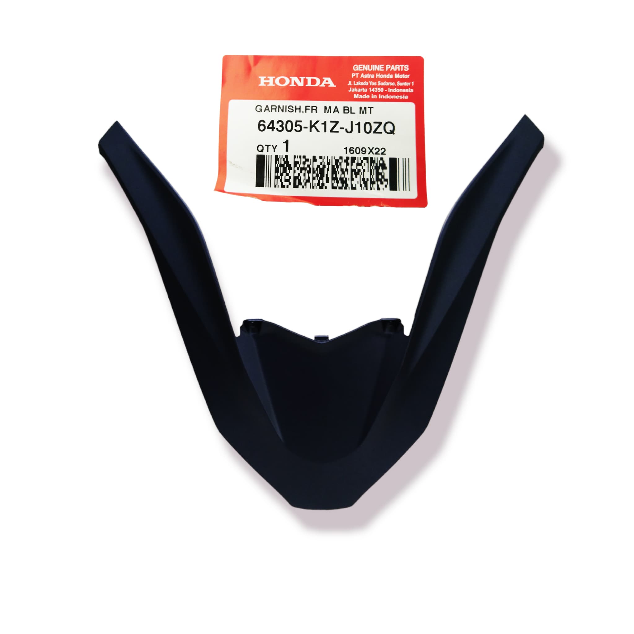 64305K1ZJ10ZQ - GARNISH,FR (MA BL MT) | Spare part Honda original | Suma Parts Shop