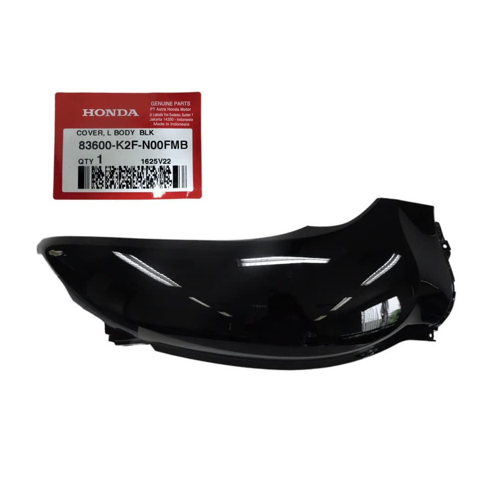 83600K2FN00FMB - COVER, L BODY (BLK) | Spare part Honda original | Suma Parts Shop