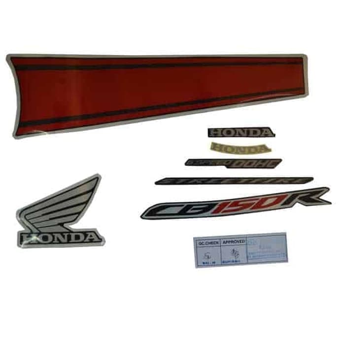 871X0K15932ZAL - STRIPE SET BLACK RED L 871X0K15932ZAL - STRIPE SET BLACK RED L | Spare part Honda original | Suma Parts Shop