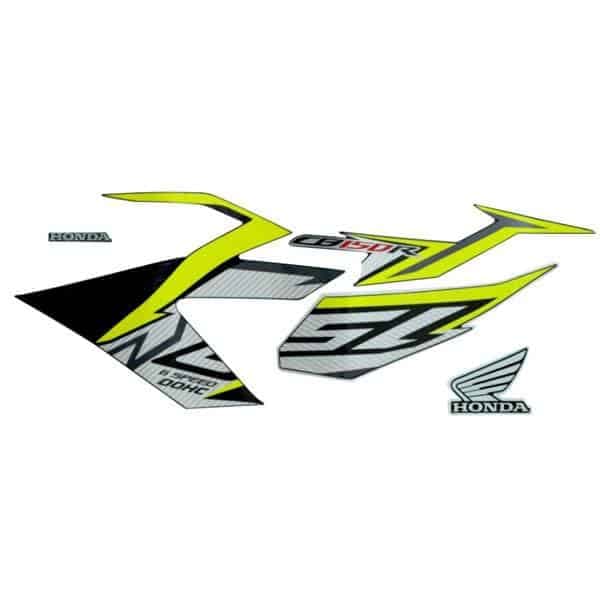 871X0K15960ZBL - STRIPE SET L BLACK YELLOW | Spare part Honda original | Suma Parts Shop