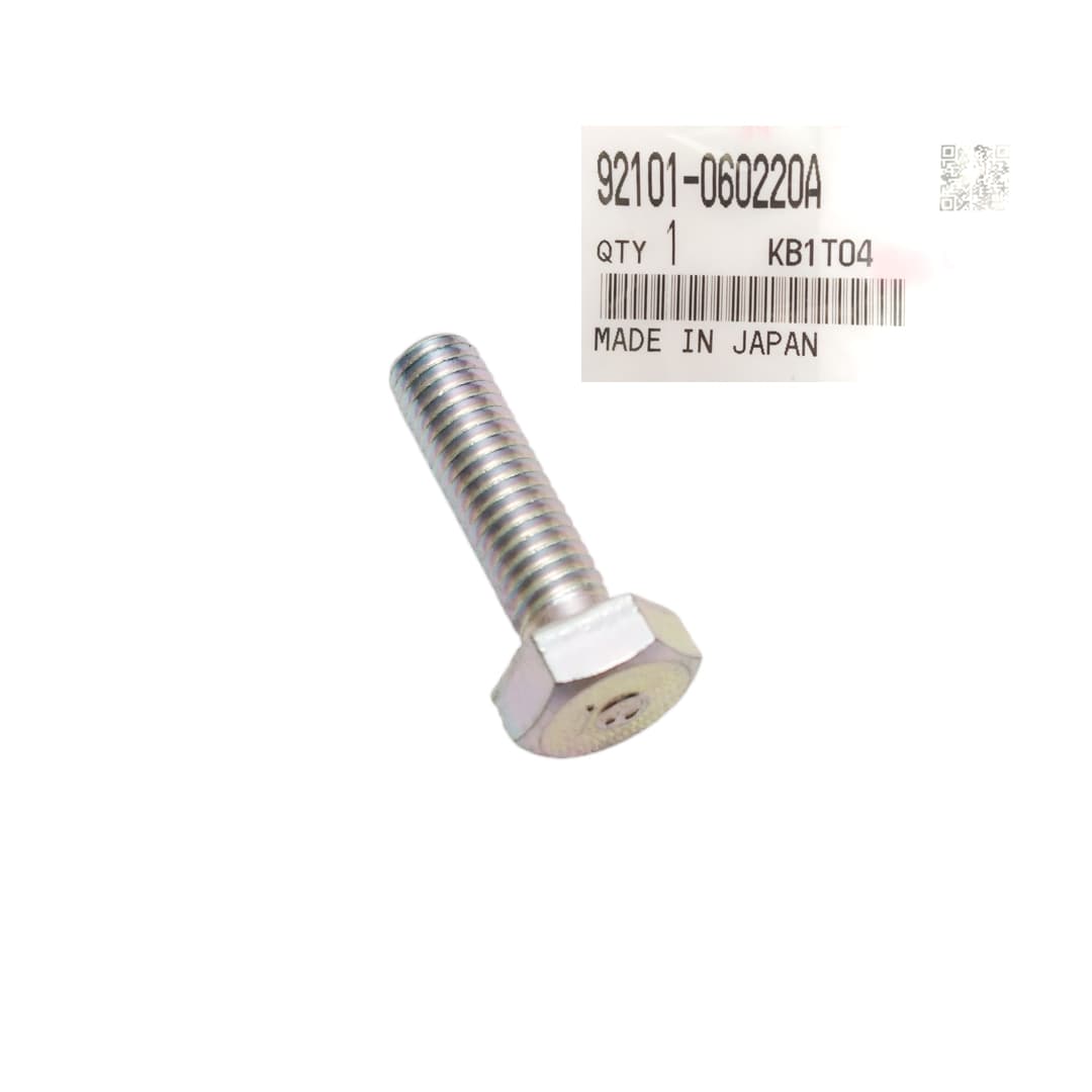 92101060220A - BOLT HEX 6X22 | Spare part Honda original | Suma Parts Shop