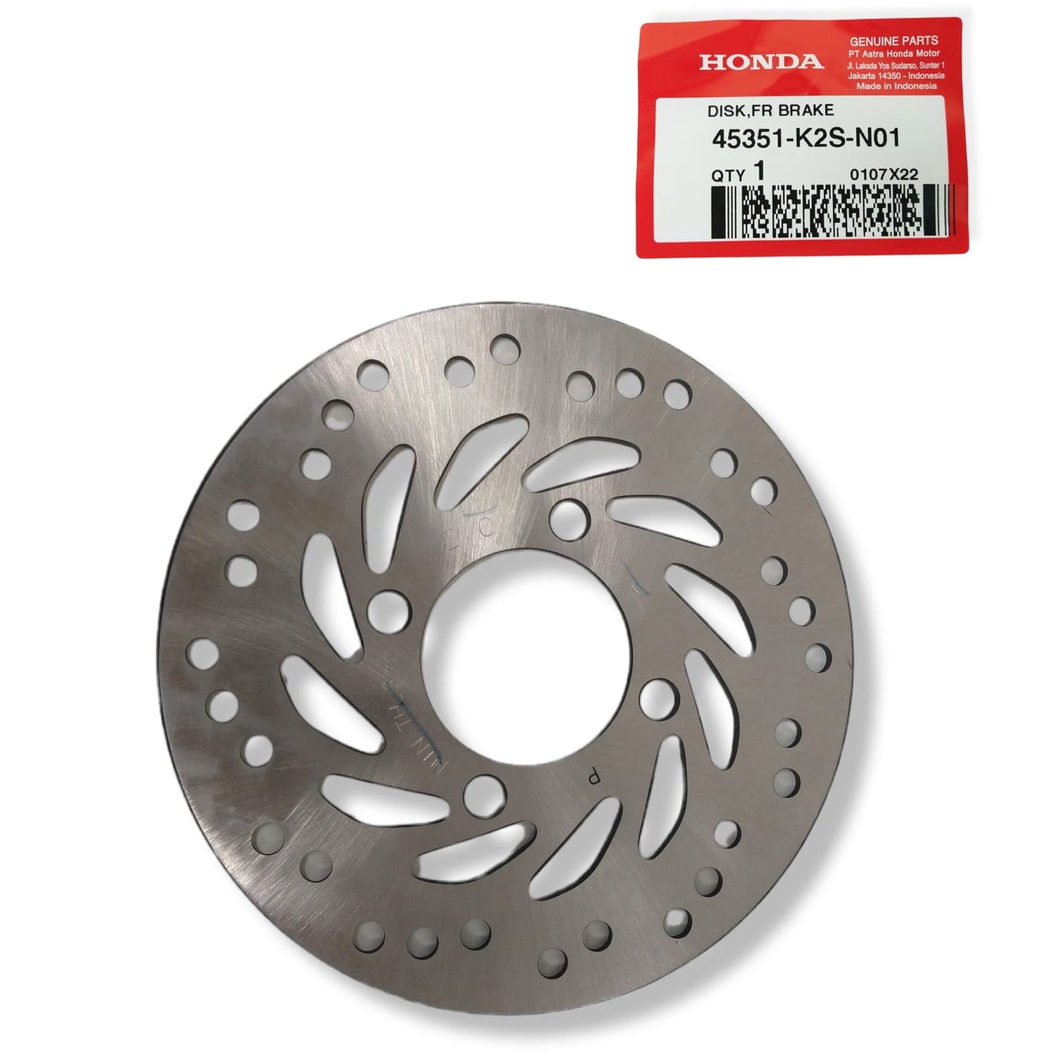 45351K2SN01 - DISK,FR BRAKE 45351K2SN01 - DISK,FR BRAKE | Spare part Honda original | Suma Parts Shop